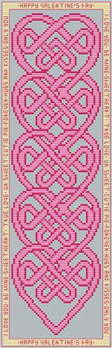 Artists Alley Celtic Heart Drop Cross Stitch Pattern