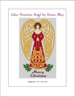 Artists Alley Christmas Celtic Angel Cross Stitch Pattern
