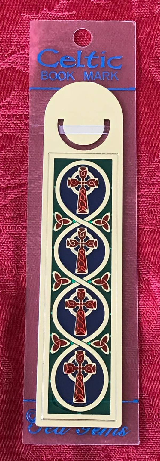 Sea Gems Enamel Metallic Bookmark Celtic Cross