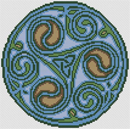 Artists Alley Celtic Earth Cross Stitch Pattern