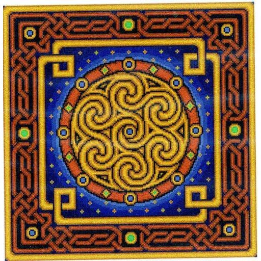 Landmark Tapestries & Charts Celtic Gilt Saturn Cross Stitch Pattern