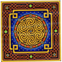 Landmark Tapestries & Charts Celtic Gilt Saturn Cross Stitch Pattern