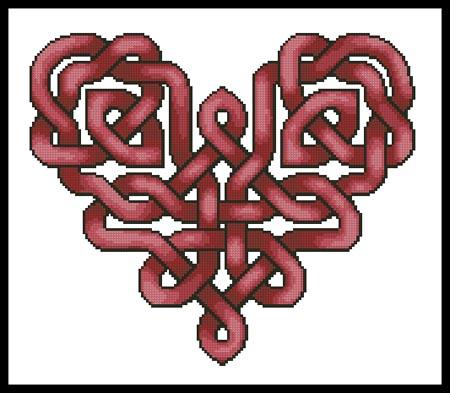 Artecy Celtic Heart Cross Stitch Pattern