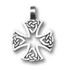 Celtic Knot Cross CKR22_06 Pewter Pendant