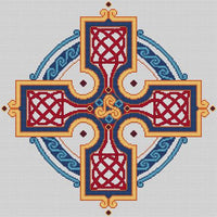 Artists Alley Celtic Knotworked Cross -  Cross Stitch Pattern