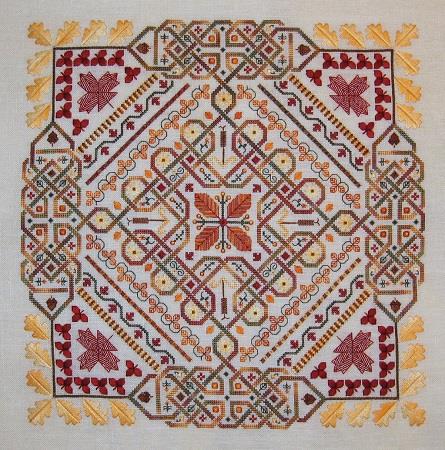 Northern Expressions Needlework Celtic Leaves Cross Stitch Pattern