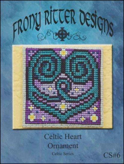 Frony Ritter Celtic Series Celtic Heart Ornament Cross Stitch Pattern