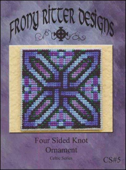 Frony Ritter Celtic Series Four Sided Knot Ornament Cross Stitch Pattern