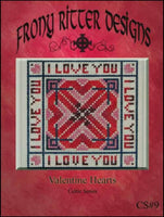 Frony Ritter Celtic Series Valentine Hearts Cross Stitch Pattern