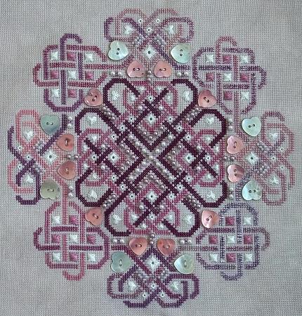 Northern Expressions Needlework Celtic Valentine Cross Stitch Pattern