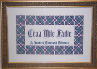 Dinky Dyes Celtic Welcome Cross Stitch Pattern