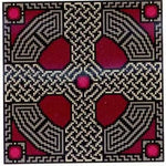 Garnet Celtic Cross - Cross Stitch Pattern