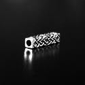 Celtic Medium Bar Pewter Bead