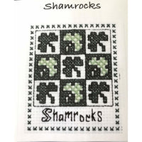 Claddagh Cross Stitch Shamrocks Cross Stitch Kit