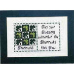 Claddagh Cross Stitch - Shamrocks Irish Quilts and Quotes Pattern