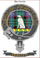 Clans of Scotland Scottish Crest Hunter Cross Stitch Kit