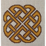Corra Celtic Knot Hand Painted Needlepoint Canvases