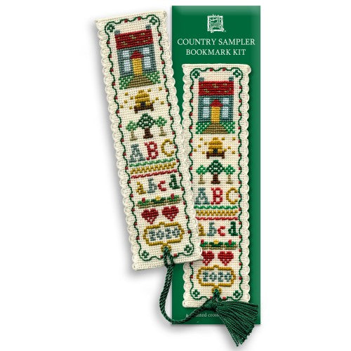 Textile Heritage Country Sampler Bookmark Cross Stitch Kit