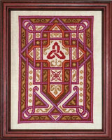Ink Circles Cross for Anne - Celtic Cross Stitch Pattern