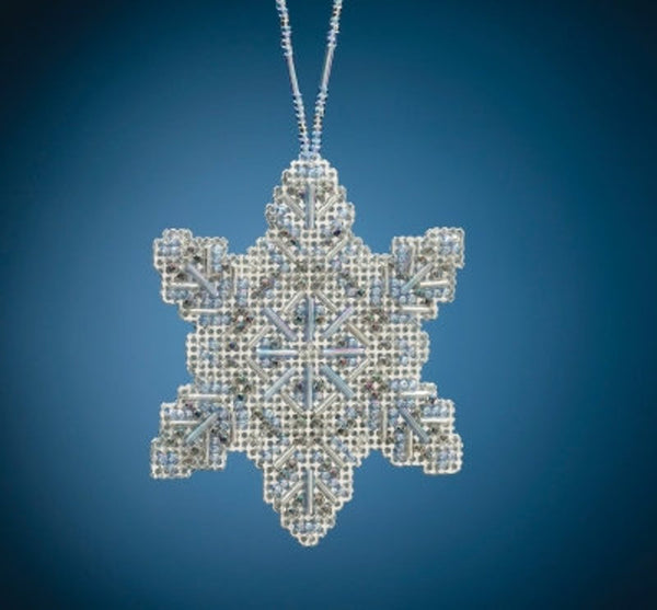 Mill Hill Crystal Snowflake Bead and Cross Stitch Kit