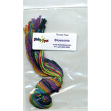 Dinky Dyes Blossoms Cross Stitch Pattern & Silk Thread Pack