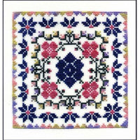 Dinky Dyes Cottage Garden Cross Stitch Pattern & Silk Thread Pack