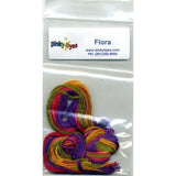 Dinky Dyes Flora Cross Stitch Pattern & Silk Thread Pack