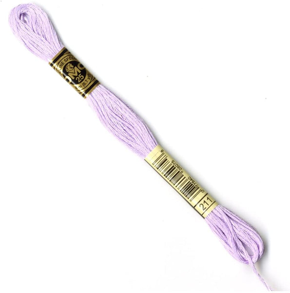 DMC Stranded Embroidery Cotton Floss - 211 - Light Lavender - 1 Skein