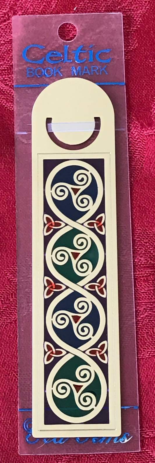 Sea Gems Enamel Metallic Bookmark Newgrange Spiral