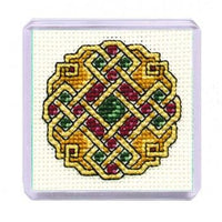 Textile Heritage Celtic Jewel Fridge Refrigerator Magnet Cross Stitch Kit