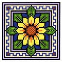 Landmark Tapestries & Charts Floral Pin Cushions Cross Stitch Pattern