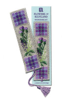 Textile Heritage Flowers of Scotland Bookmark Cross Stitch Kit