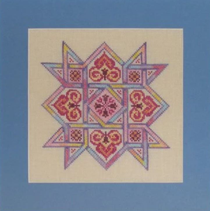 Ink Circles Celtic Quilts: Friendship Star Cross Stitch Pattern