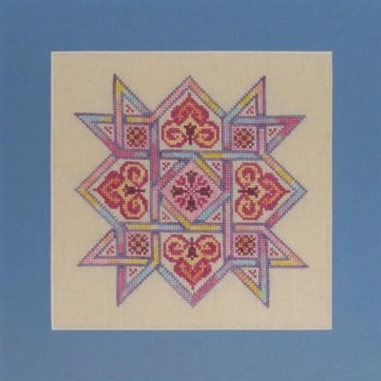 Ink Circles Celtic Quilts: Friendship Star Cross Stitch Pattern