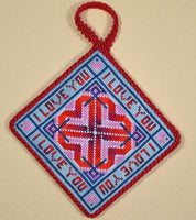 Frony Ritter Celtic Series Valentine Hearts Cross Stitch Pattern
