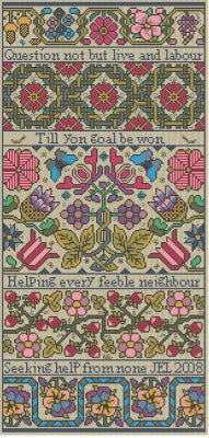 Long Dog Samplers Froth & Bubble II Cross Stitch Pattern