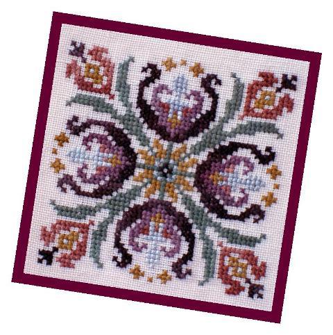 Ink Circles Guilder Cross Stitch Pattern