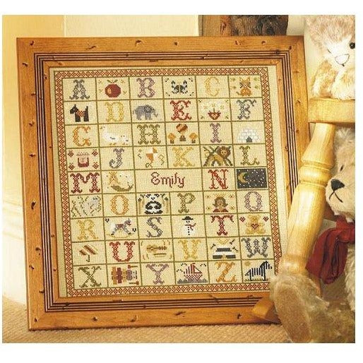 Historical Sampler Company A-Z Birth Sampler Cross Stitch Pattern