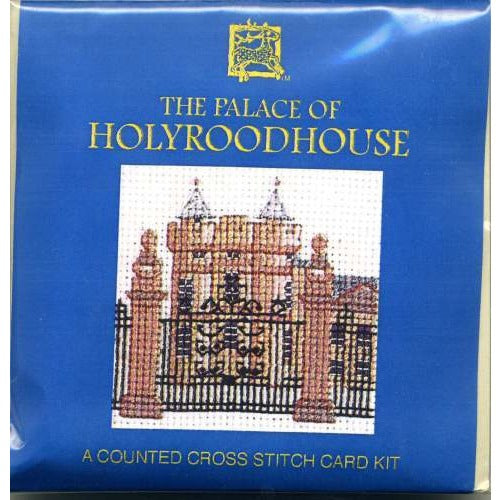 The Palace of Holyroodhouse Miniature Card Cross Stitch Kit