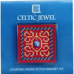 Textile Heritage Celtic Jewel Refrigerator Magnet Cross Stitch Kit