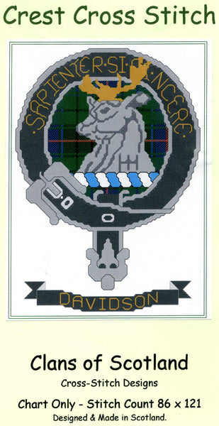Clans of Scotland Scottish Clan Crest Cross Stitch Pattern