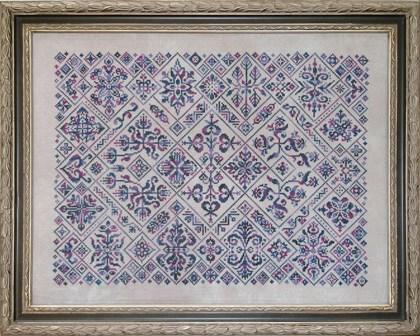 Ink Circles Cirque des Carreaux Cross Stitch Pattern