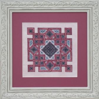 Ink Circles Celtic Quilts: Crown of Squares Cross Stitch Pattern