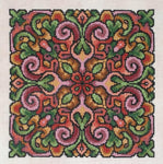 Ink Circles Just Rosy Cross Stitch Pattern