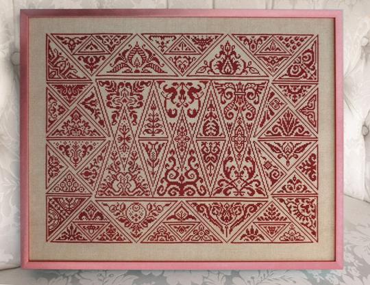 Ink Circles Cirque des Triangles Cross Stitch Pattern