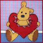 Binca Cross stitch Kit Newton's Law Hearts For You Cross Stitch Kit