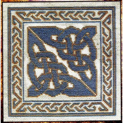 Celtic Triskele Counted Cross Stitch Pattern