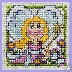 Textile Heritage Fairy Miniature Cross Stitch Kit