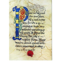 Celtic Card Company Song of Songs VIII:VI & VII Greeting Card