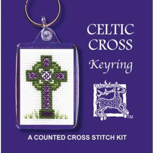 Textile Heritage Celtic Cross Keyring Cross Stitch Kit